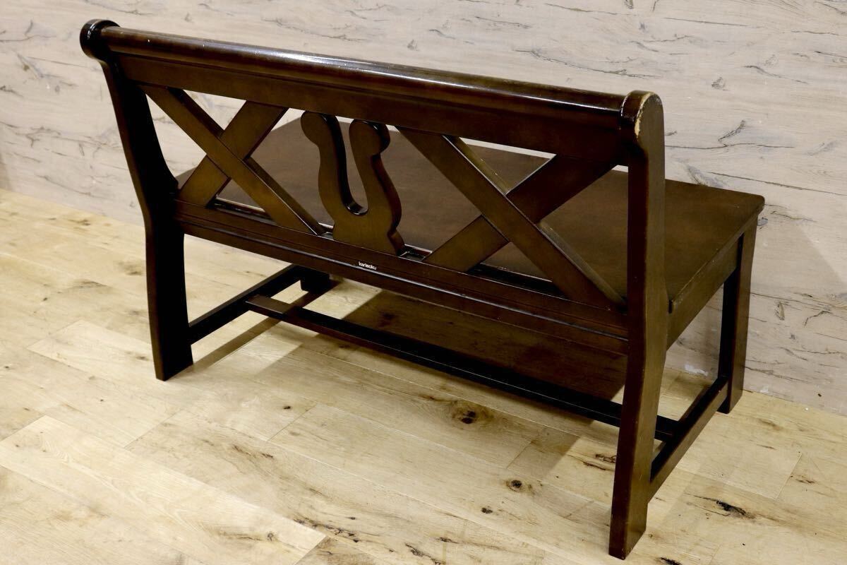 GMIH173G○karimoku/カリモク RUSTIC ルスティック ベンチ ダイニングチェア レトロ カントリー コロニアル 人気廃番シリーズ 国産家具