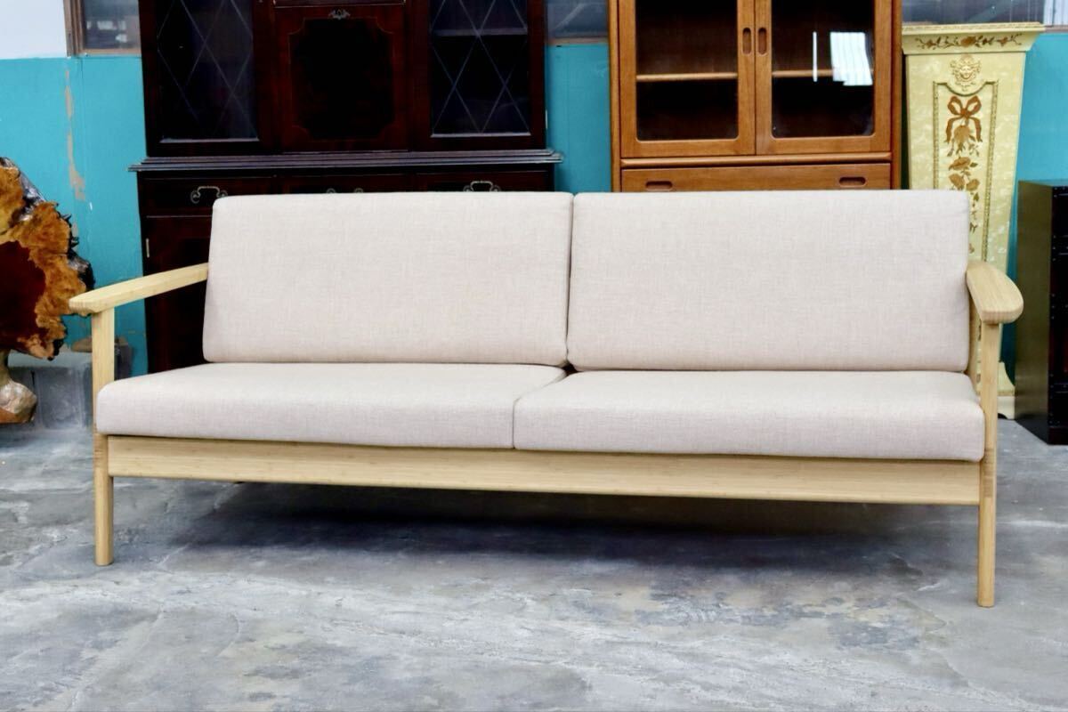 GMIH185○TEORI / テオリ C SOFA シーソファ 3人掛けソファ トリプルソファ リビングソファ ファブリック 定価30.8万 展示品