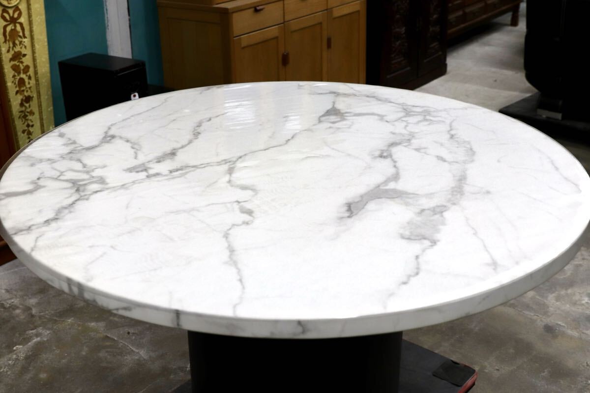 GMIK469○moda en casa / モーダ・エン・カーサ CAPRI table カプリ ダイニングテーブル ラウンド イタリアモダン 定価約20.8万 展示品