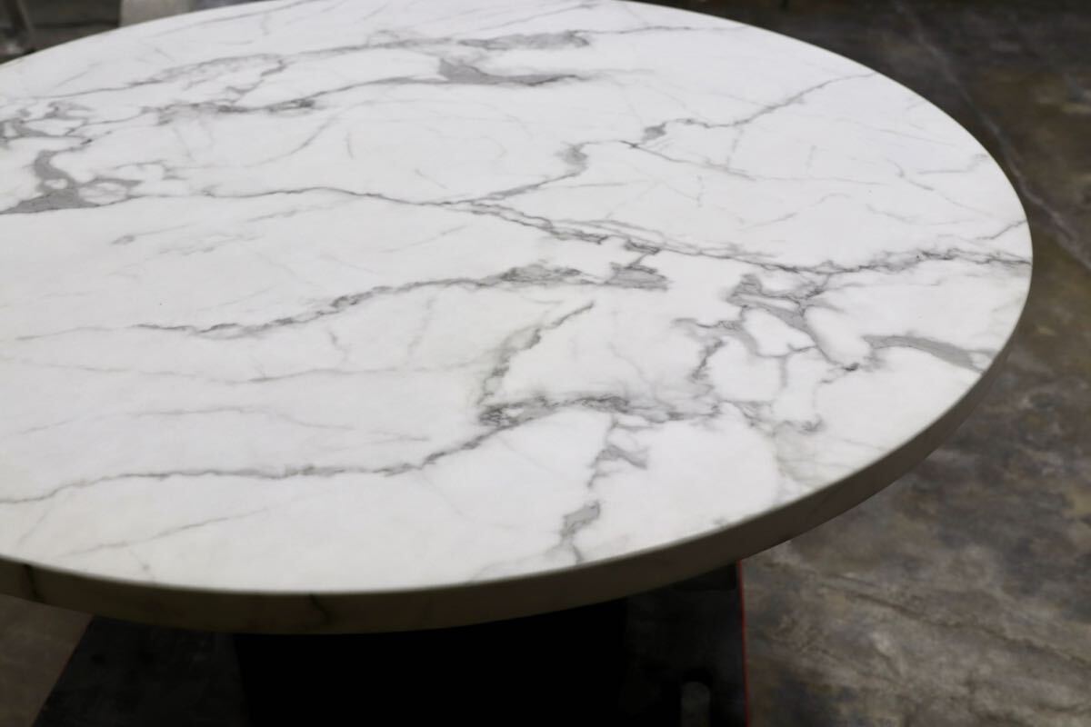 GMIK469○moda en casa / モーダ・エン・カーサ CAPRI table カプリ ダイニングテーブル ラウンド イタリアモダン 定価約20.8万 展示品