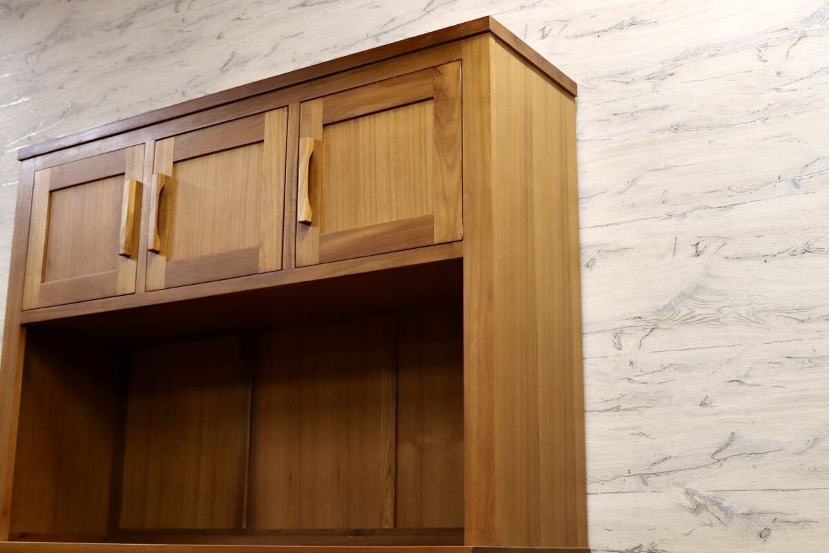 GMIK572○SCANTEAK / スキャンティーク 食器棚 カップボード 水屋棚 キャビネット リビングボード チーク材 北欧スタイル 廃番