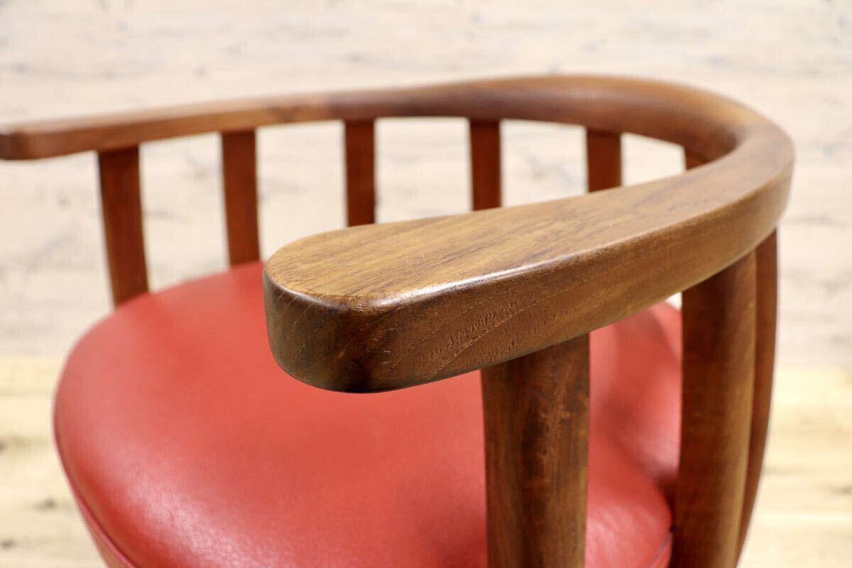 GMIK625○BC工房 こぶりチャウチャウ椅子 ラウンジチェア 椅子 セミアームチェア 本革 レザー モダン インテリア