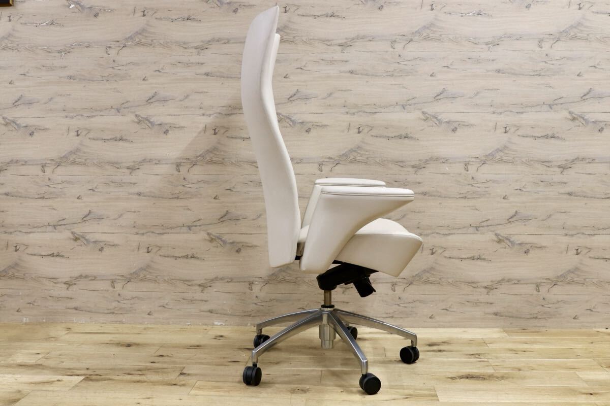 GMIK629A○ITOKI / イトーキ X-4 ハイバックチェア デスクチェア オフィスチェア 書斎椅子 エグゼクティブチェア 合皮 ハイクラスモダン