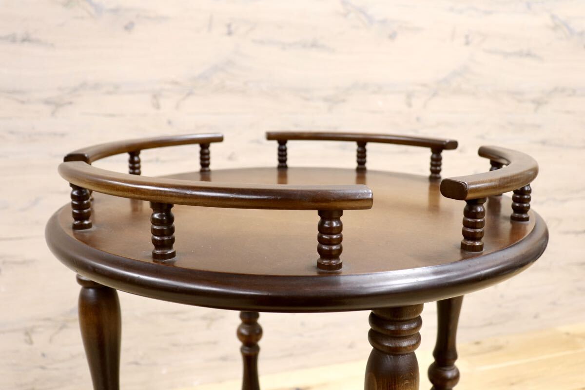 GMIK645○飛騨産業 / HIDA キツツキ キッチンワゴン ティーワゴン トロリー クラシック レトロ アンティーク ヴィンテージ 国産家具