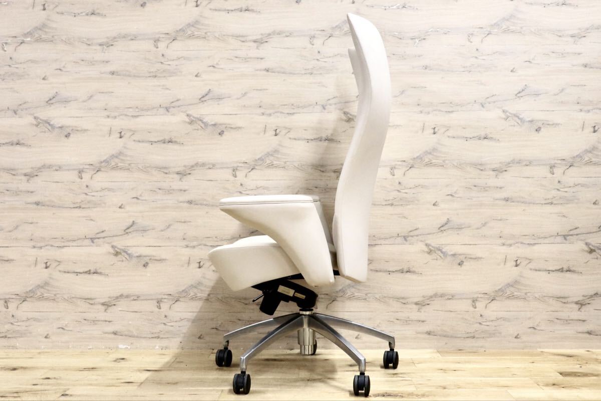 GMIK629E○ITOKI / イトーキ X-4 ハイバック チェア デスクチェア オフィスチェア 書斎椅子 エグゼクティブチェア 合皮 ハイクラスモダン