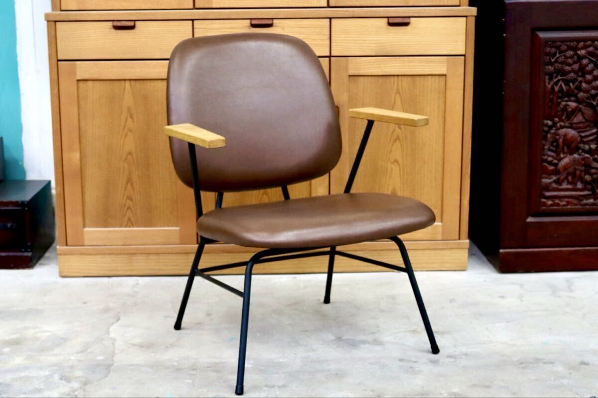 GMIK663B○Knot antiques / ノットアンティークス CRASH GATE クラッシュゲート ABOCK アボックラウンジチェア ミッドセンチュリー