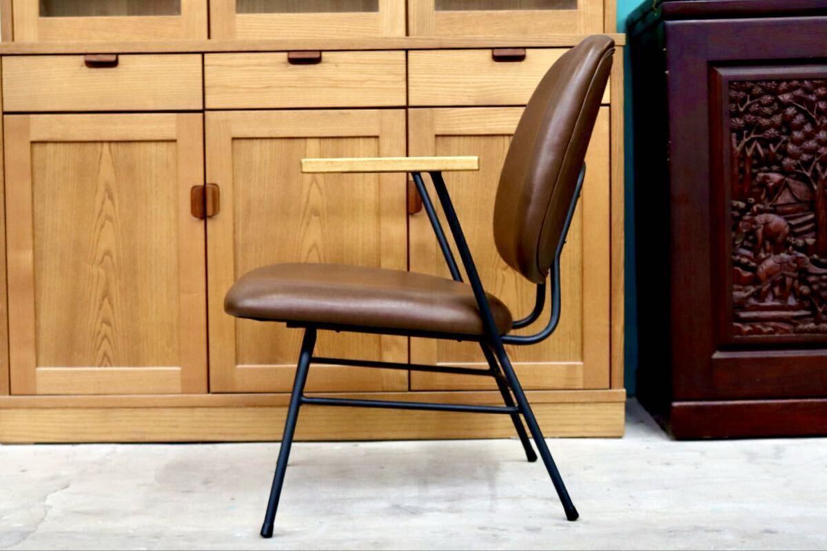 GMIK663B○Knot antiques / ノットアンティークス CRASH GATE クラッシュゲート ABOCK アボックラウンジチェア ミッドセンチュリー