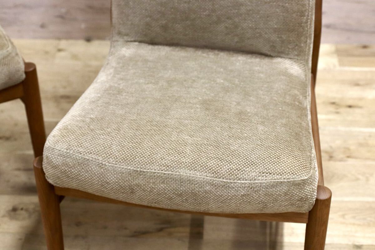 GMIK734B○karimoku / カリモク CD31ダイニングチェア 椅子 2脚セット オーク材 国産家具 定価約23万