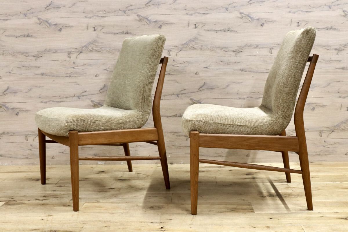 GMIK734B○karimoku / カリモク CD31ダイニングチェア 椅子 2脚セット オーク材 国産家具 定価約23万