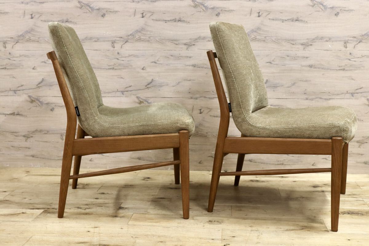 GMIK734B○karimoku / カリモク CD31ダイニングチェア 椅子 2脚セット オーク材 国産家具 定価約23万