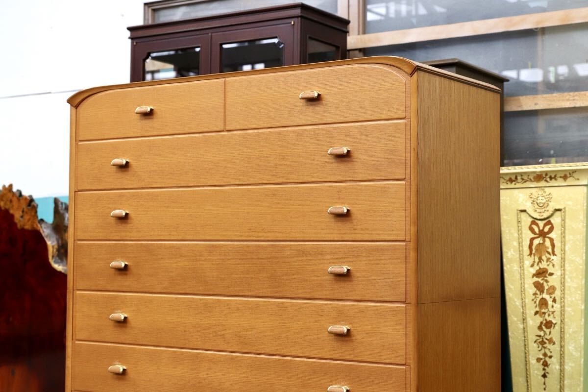 GMIH369B○多々納邦男 府中家具 チェスト 最高峰 着物箪笥 整理箪笥 洋服箪笥 和家具 タンス 約160万 稀少