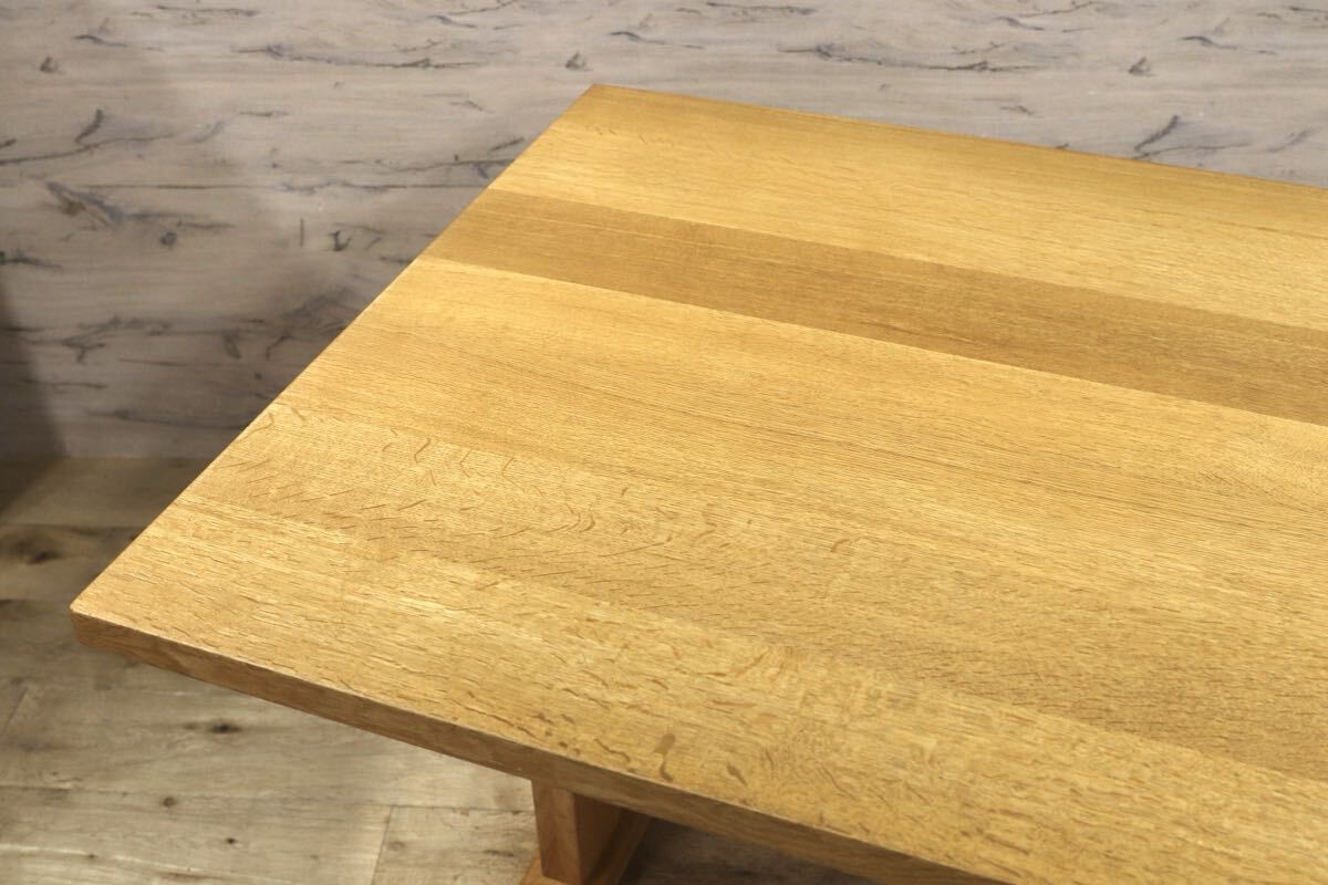 GMIK712○柏木工 / KASHIWA ダイニングテーブル 食卓テーブル オーク無垢材 ナチュラル 飛騨家具 定価約30万