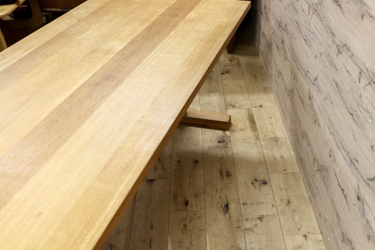 GMIK712○柏木工 / KASHIWA ダイニングテーブル 食卓テーブル オーク無垢材 ナチュラル 飛騨家具 定価約30万