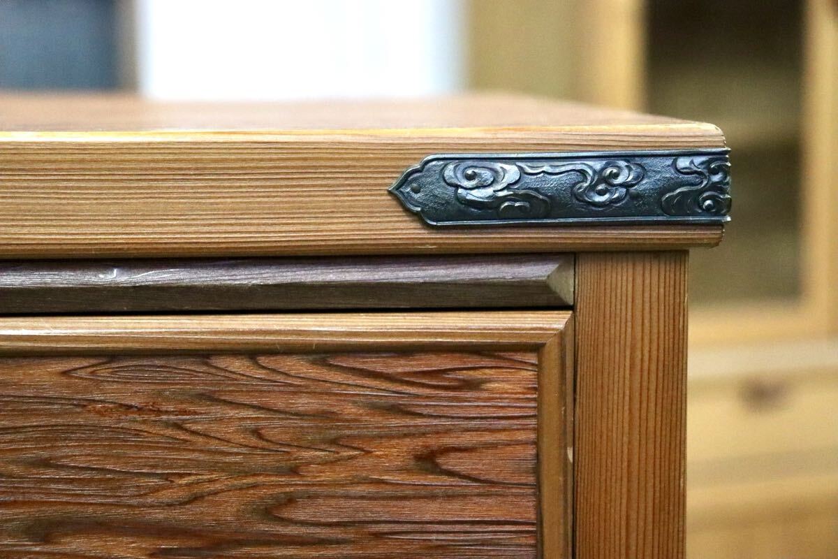 GMGS167○世界遺産屋久杉 整理箪笥 洋服箪笥 チェスト タンス 和家具 和モダン 古民家 和室 レトロ 収納家具