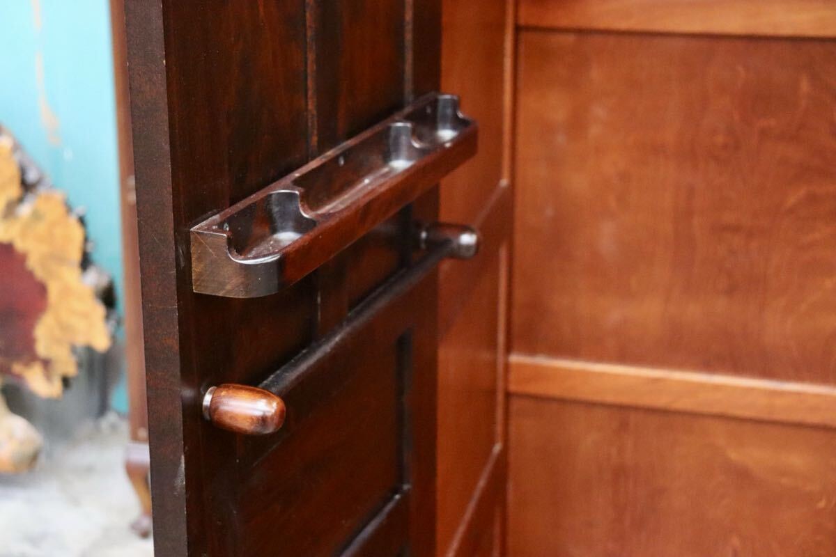 GMHH449C○北海道民芸家具 ワードローブ クローゼット 洋服タンス 樺材 無垢 和家具 和室 和モダン 古民家