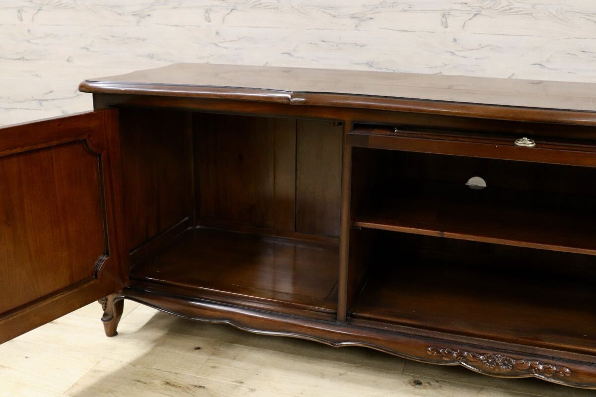 GMIK753○Malina Cassili クラシック アンティーク調 テレビボード TVボード AVボード ローボード リビング収納 定価約17.3万