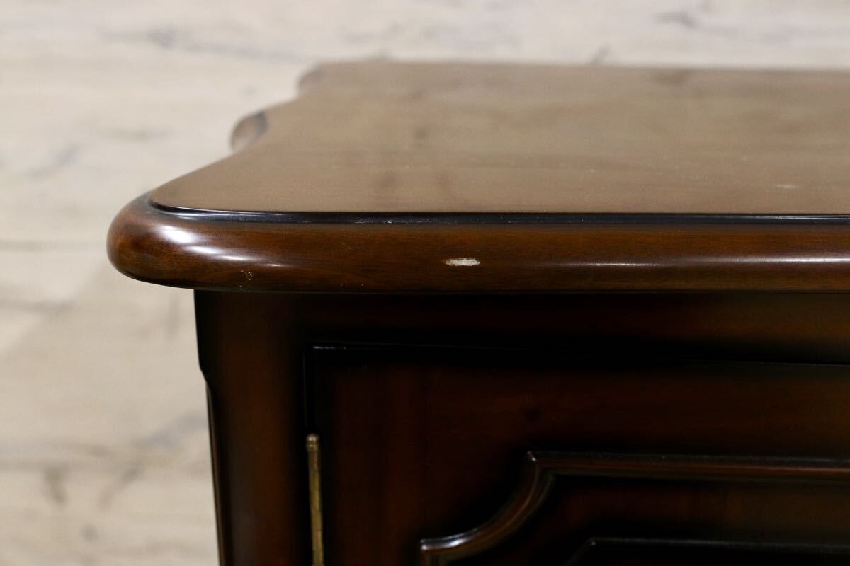 GMIK753○Malina Cassili クラシック アンティーク調 テレビボード TVボード AVボード ローボード リビング収納 定価約17.3万