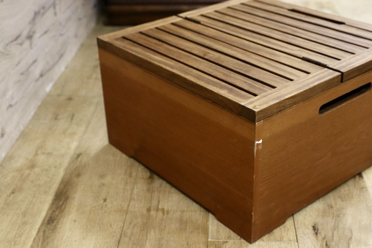 GMIK861○チーク材 収納ボックス 北欧スタイル ディスプレイ台 アンティーク