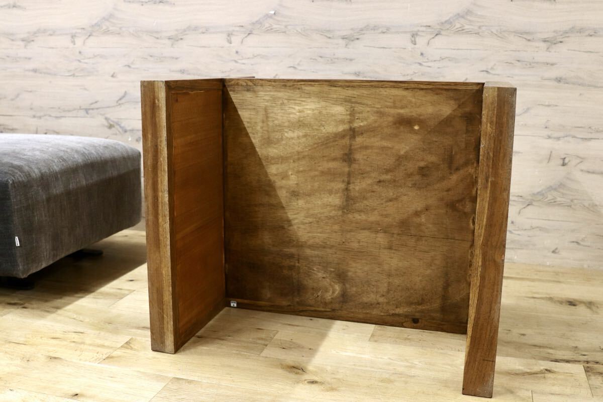 GMIK847F○CARIGGE MARKET / カリッジマーケット 本革シート サイドチェア ブラック スツール 椅子 アジアン 家具 展示品