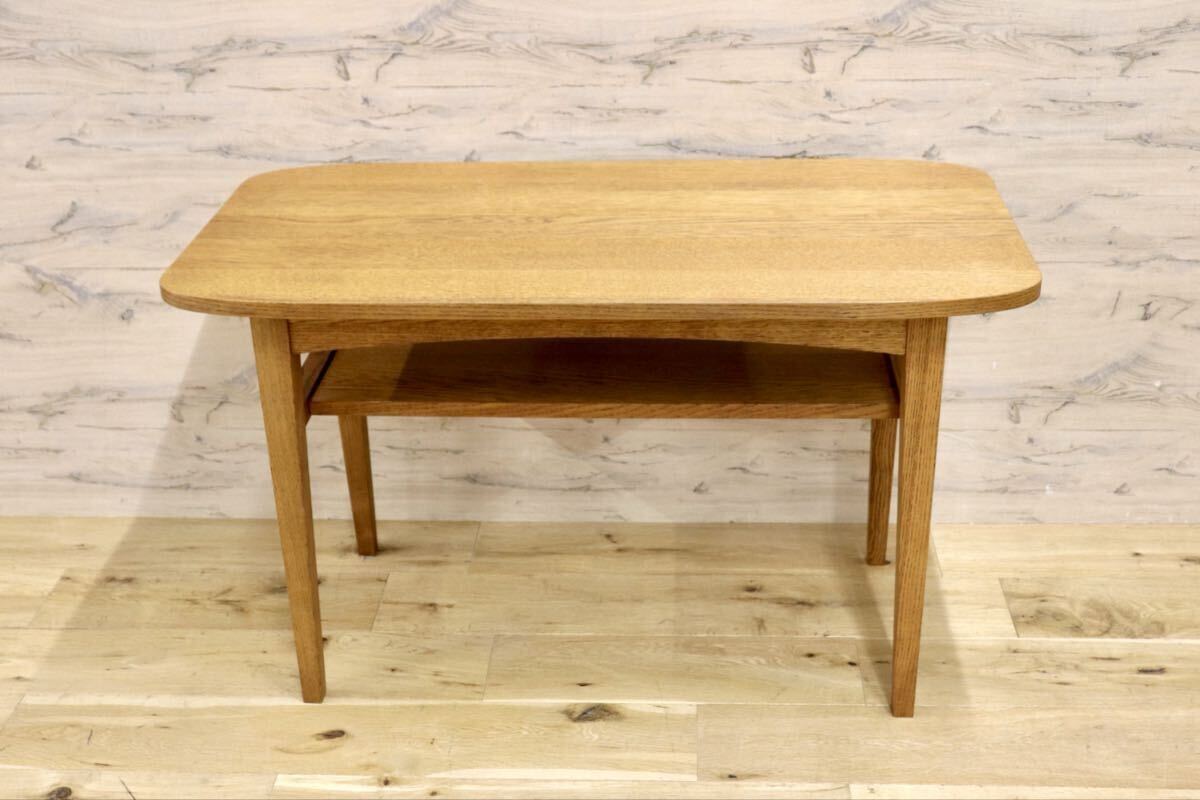 GMIK867○unico / ウニコ KURT クルト カフェテーブル コーヒーテーブル センターテーブル 下棚付き 北欧スタイル 展示品 廃盤