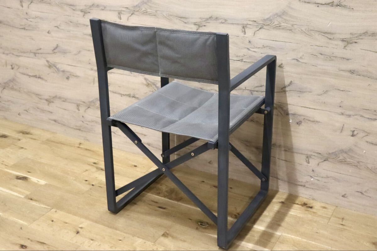 GMIH144A○ACTUS / アクタス LandNorm ランドノーム ディレクターチェア ガーデンチェア 折りたたみチェア グレー 屋外 テラス