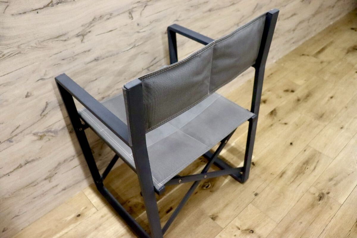 GMIH144A○ACTUS / アクタス LandNorm ランドノーム ディレクターチェア ガーデンチェア 折りたたみチェア グレー 屋外 テラス