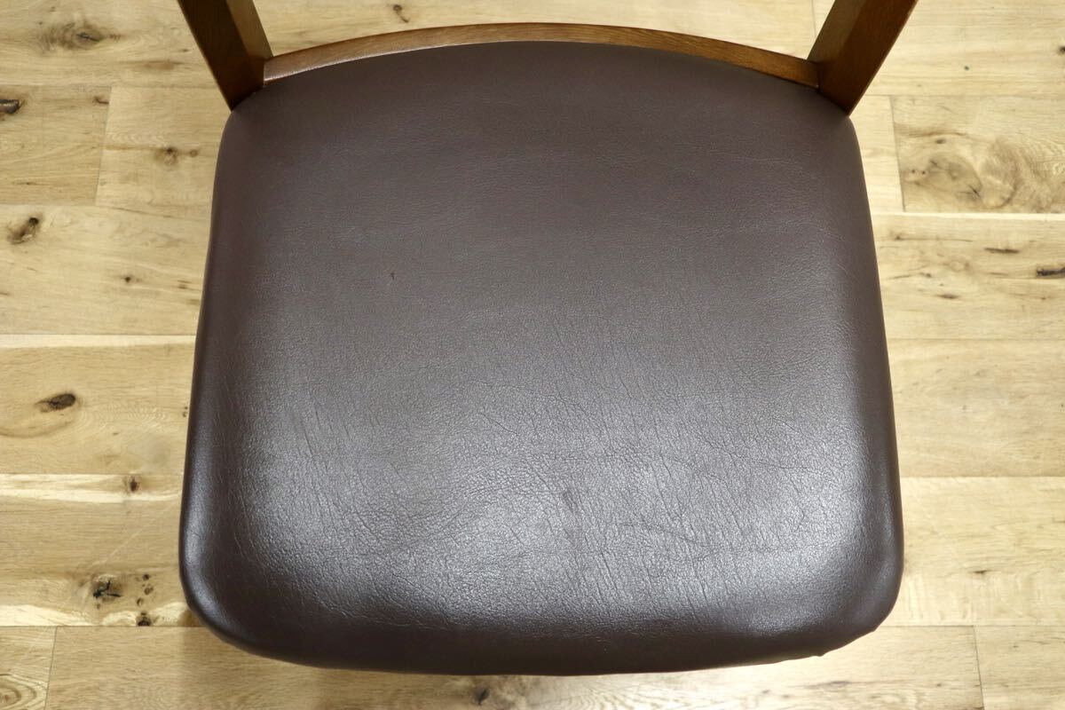 GMIS527C○シラカワ / shirakawa ダイニングチェア アームレスチェア 椅子 飛騨の家具 合皮 和モダン