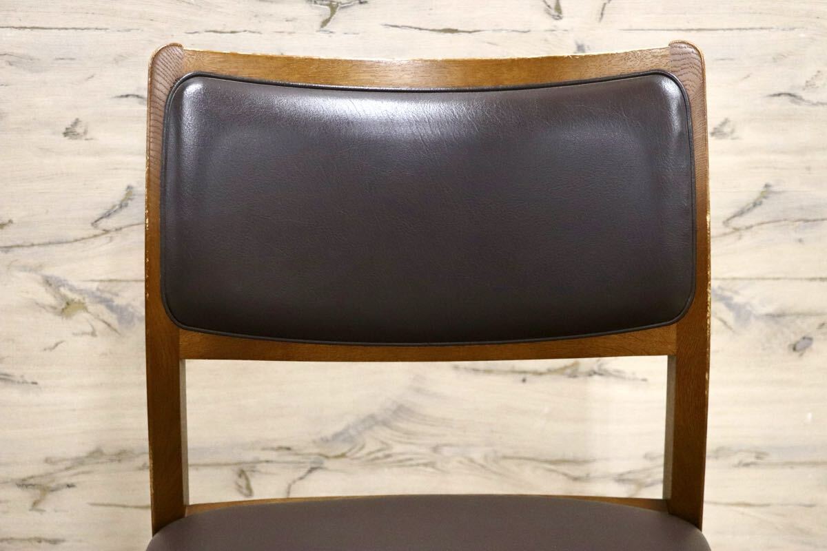 GMIS527C○シラカワ / shirakawa ダイニングチェア アームレスチェア 椅子 飛騨の家具 合皮 和モダン