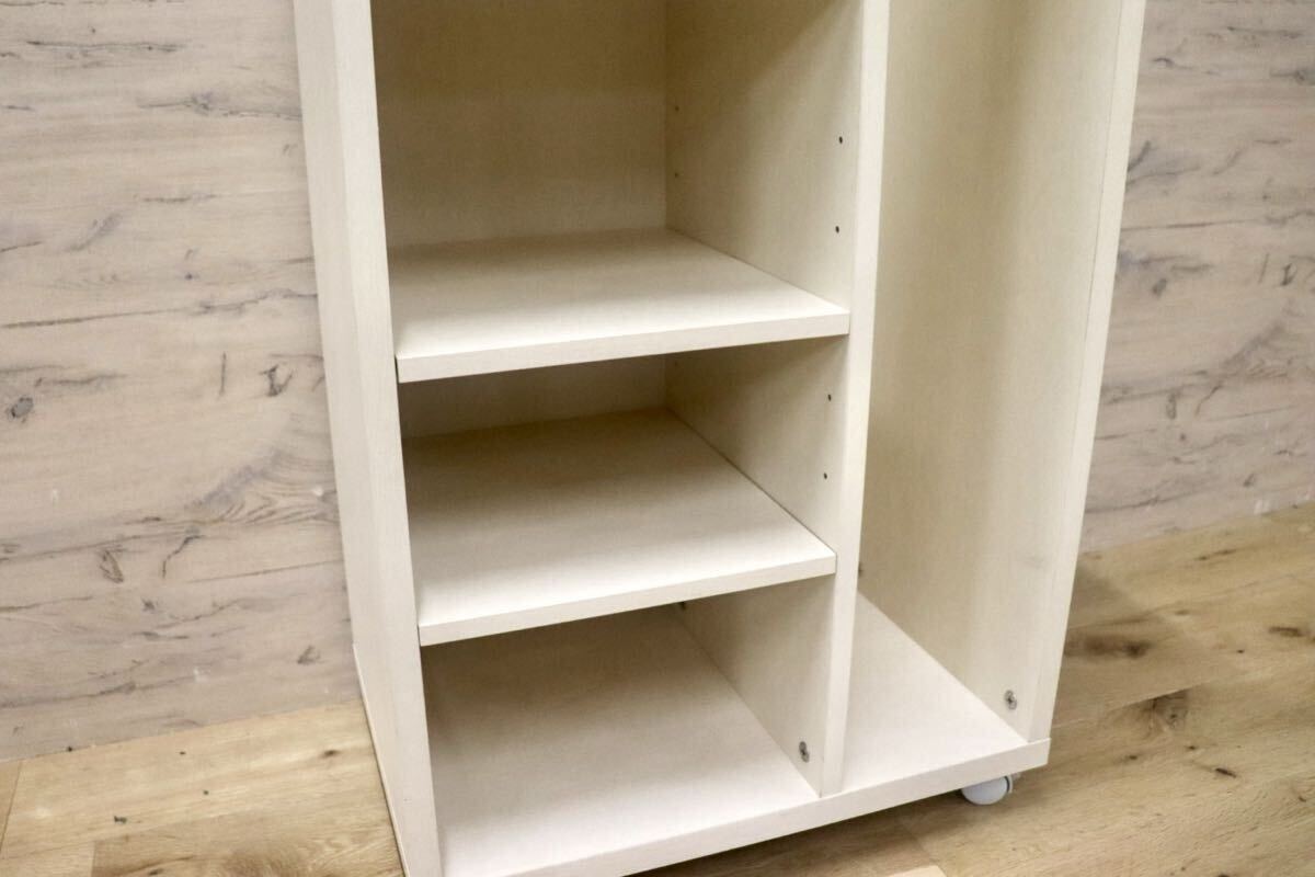 GMIH233○ITOKI /イトーキ ランドセルラック キッズ収納 子供用 ハンガーラック オープンラック キャスター付き 子供部屋 ホワイト