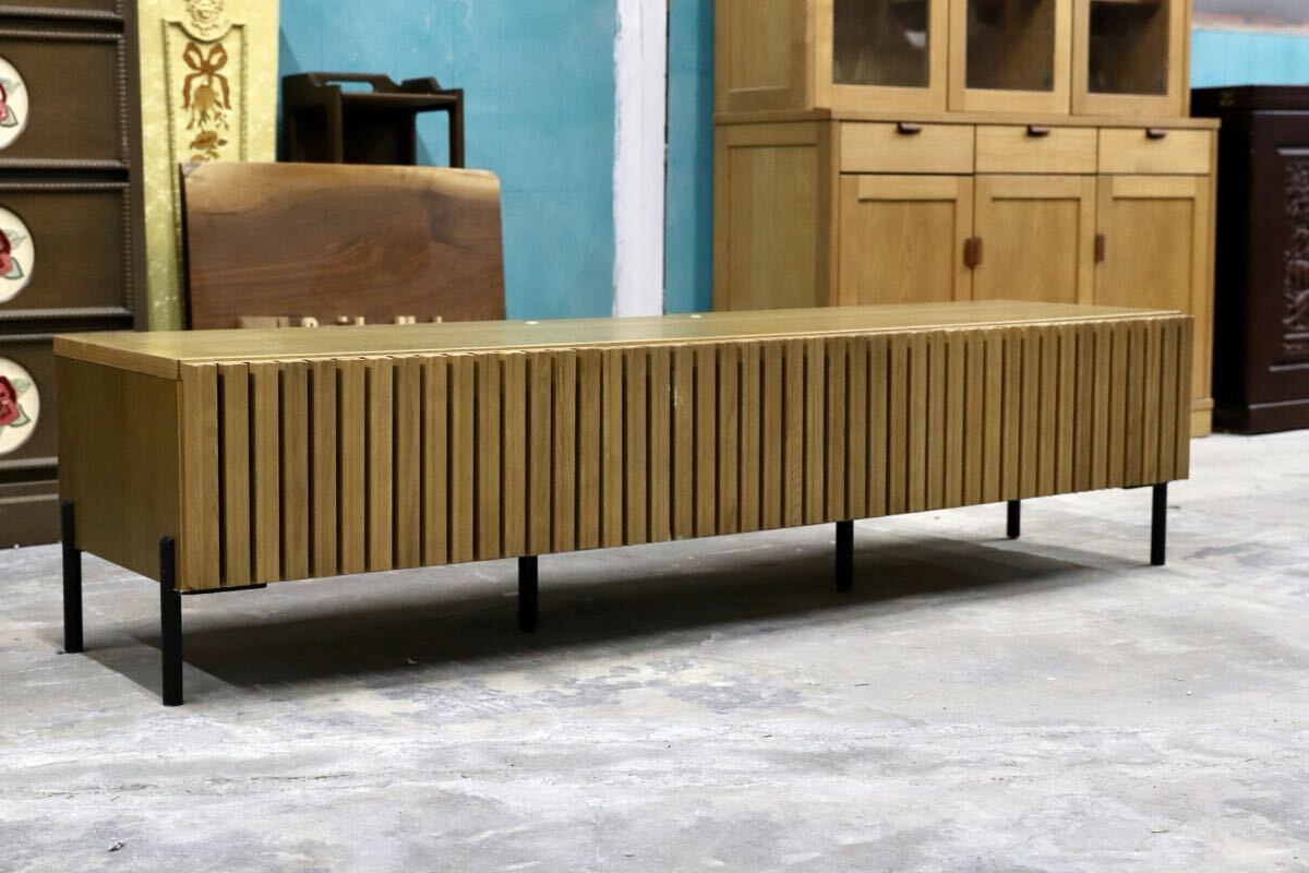 GMIH474B○Meuble / モーブル テレビボード TVボード AVボード サイドボード オーク材 キャビネット 北欧スタイル モダン 定価約12万