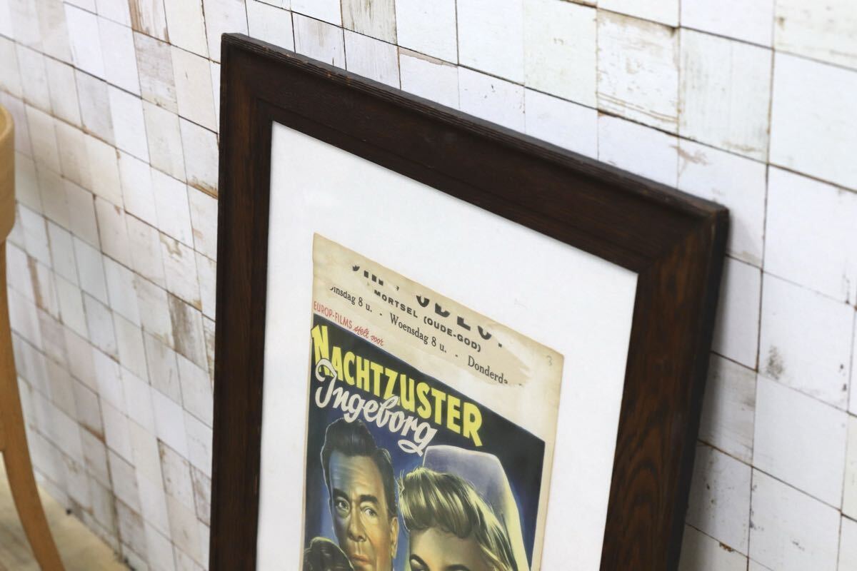 GMNA001○クラシック映画ポスター 額装品「Nachtzuster Ingeforg(Infirmiere de Nuit)」