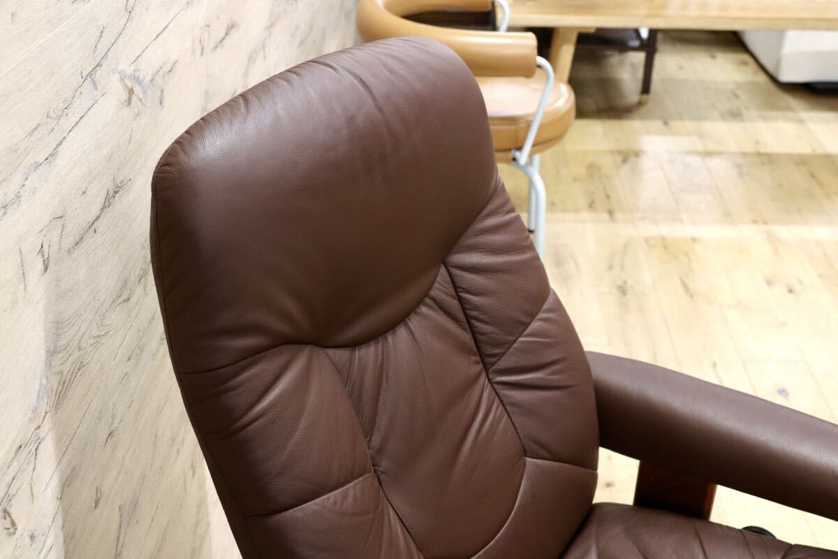 GMJS13○EKORNES / エコーネス ストレスレス リクライニングチェア パーソナルチェア 本革 ノルウェー ブラウン 北欧家具