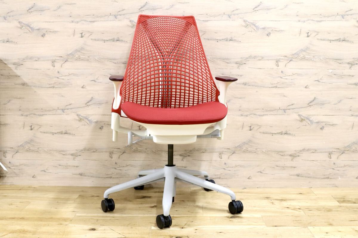 GMJS26A○Herman Miller / ハーマンミラー セイルチェア デスクチェア ワークチェア スタジオ7.5 メッシュバック 前傾機能 アメリカ