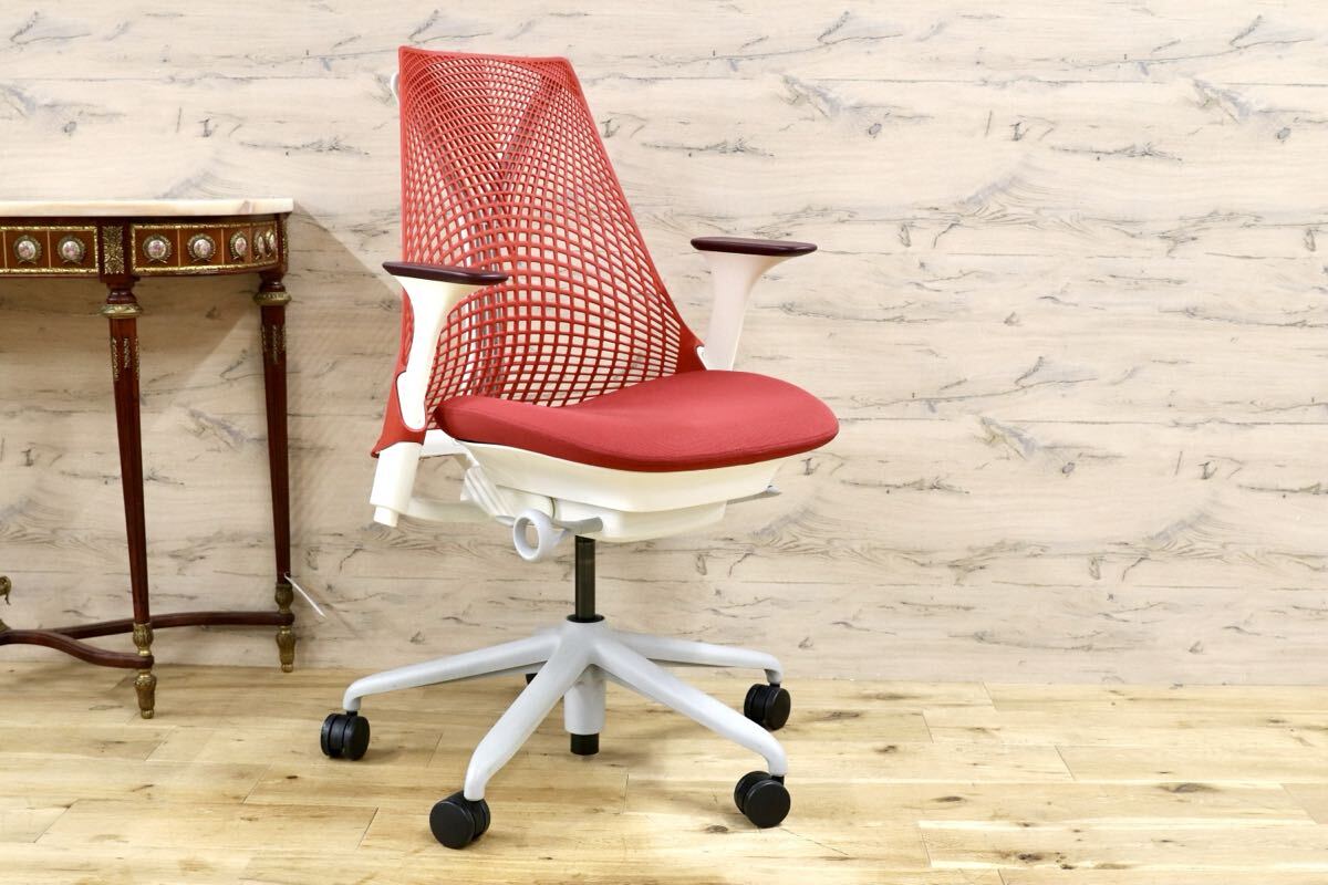 GMJS26A○Herman Miller / ハーマンミラー セイルチェア デスクチェア ワークチェア スタジオ7.5 メッシュバック 前傾機能 アメリカ