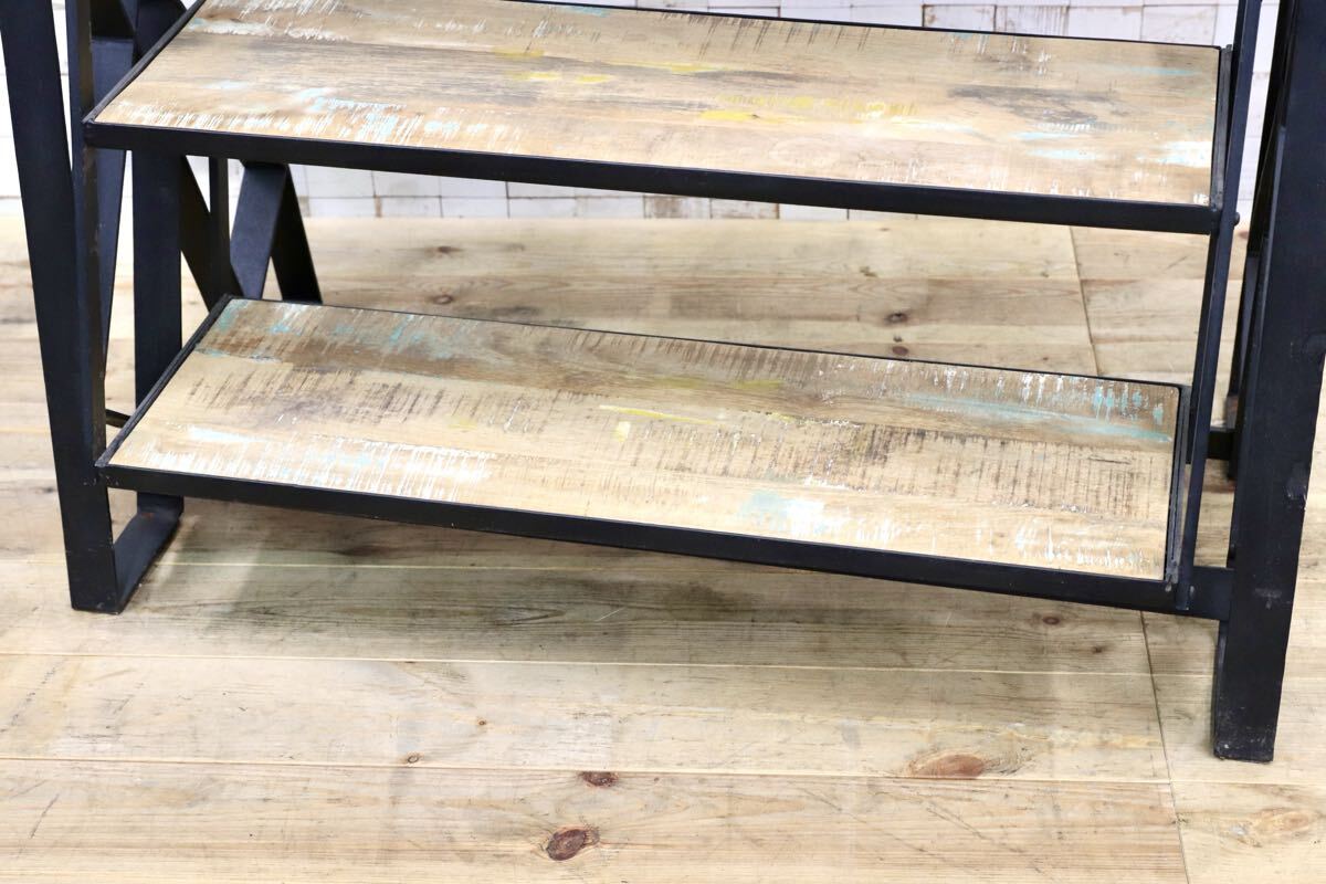 GMJS80○Trent Austin Design Urbana Incredible Convertible Dining Table コンバーチブルシェルフ インダストリアル 定価約15万 展示品