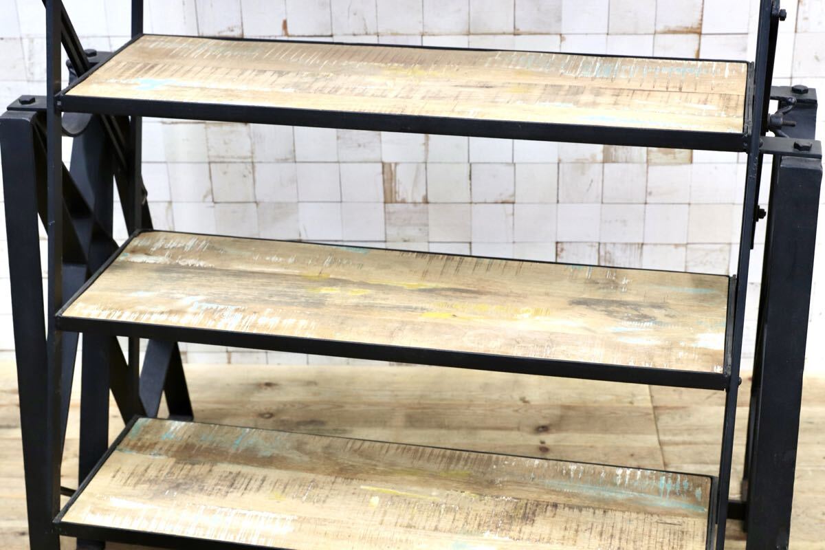 GMJS80○Trent Austin Design Urbana Incredible Convertible Dining Table コンバーチブルシェルフ インダストリアル 定価約15万 展示品