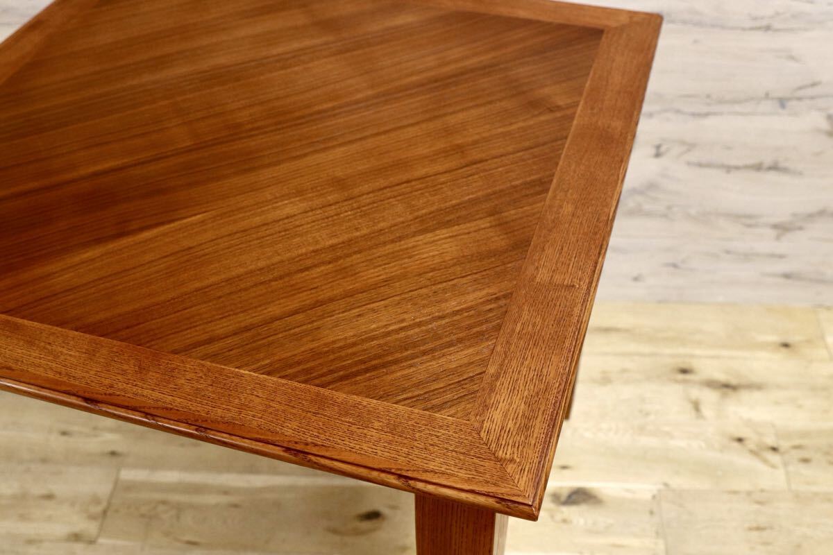 GMJK240○ACME Furniture / アクメファニチャー WARNER DINING TABLE-S ダイニングテーブル オーク材 ヘリンボーン 定価約11万円 展示品