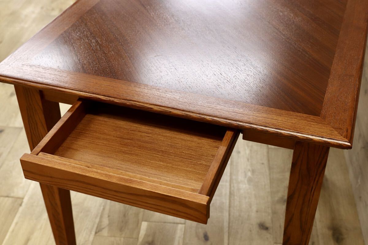 GMJK240○ACME Furniture / アクメファニチャー WARNER DINING TABLE-S ダイニングテーブル オーク材 ヘリンボーン 定価約11万円 展示品