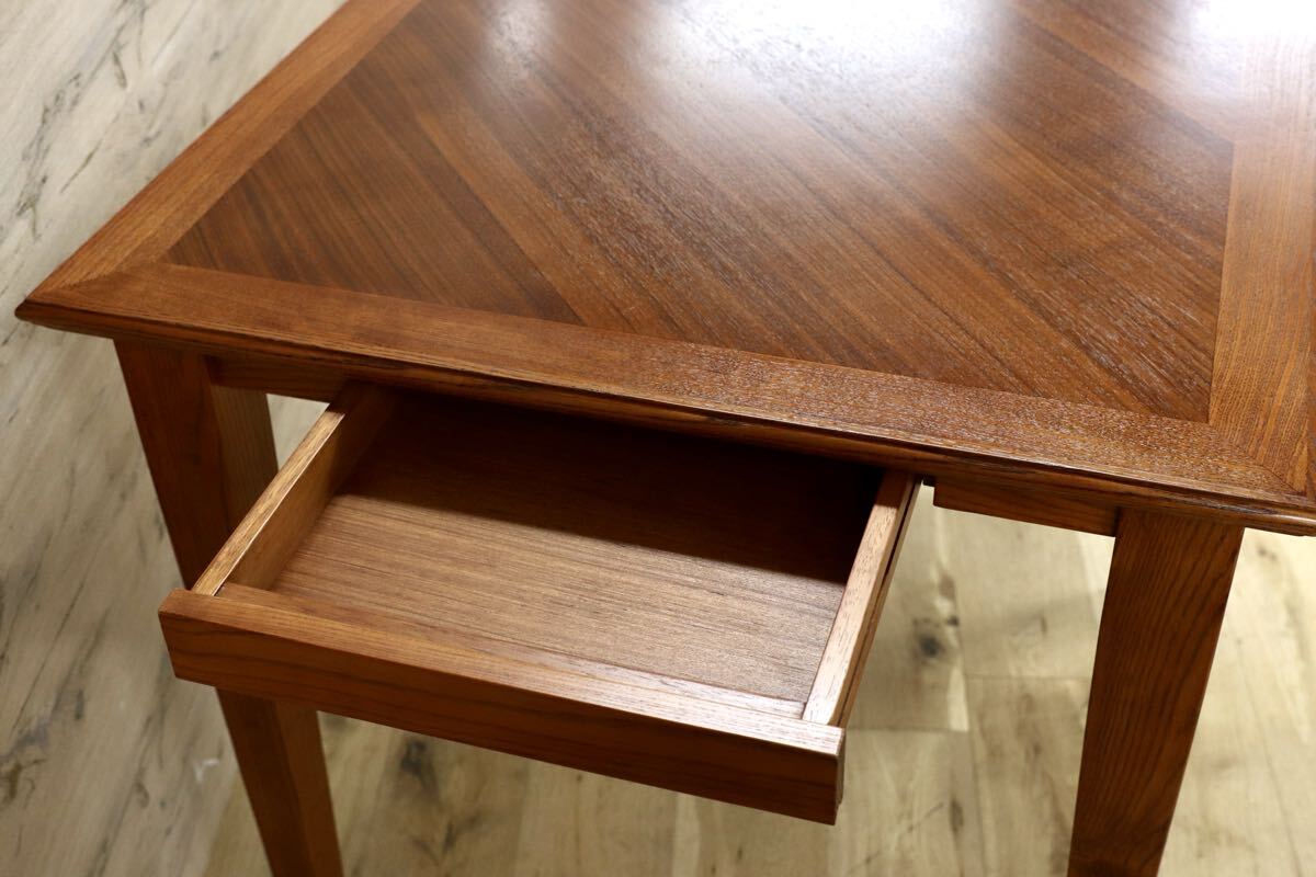 GMJK240○ACME Furniture / アクメファニチャー WARNER DINING TABLE-S ダイニングテーブル オーク材 ヘリンボーン 定価約11万円 展示品
