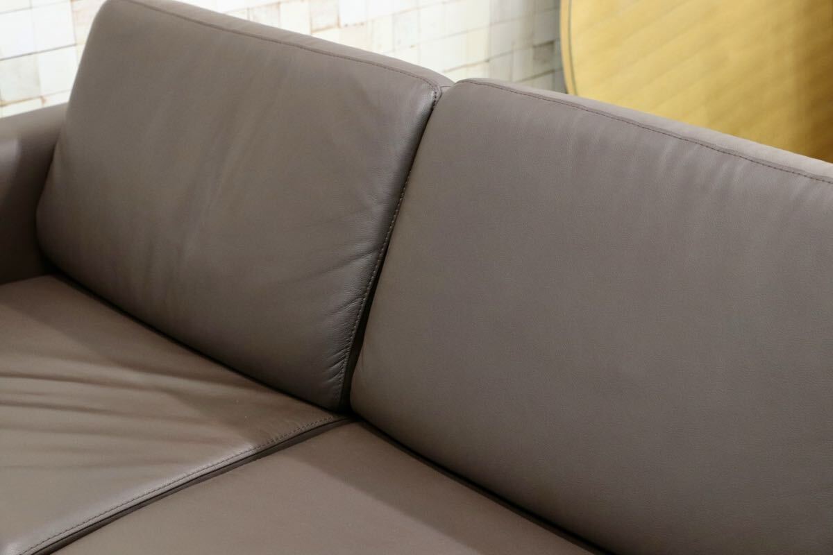 GMJK223○EKORNES / エコーネス Stressless Emma E200 2人掛けソファ パロマレザー ブラウン ノルウェー家具 定価約51.3万円