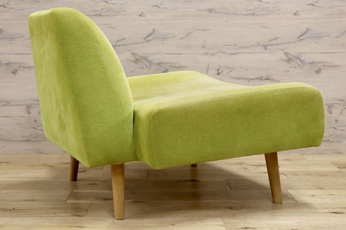 GMIS165○IDEE イデー AO SOFA アーオソファ 1人掛けソファ 1Pソファ シングルソファ グリーン 北欧モダン 無印良品