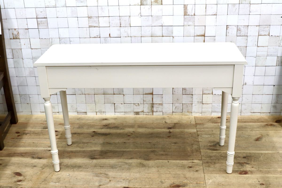 GMJK289○LAURA ASHLEY / ローラ アシュレイ CLIFTON クリフトン コンソールテーブル デスク アイボリー 英国 定価約12.9万円 展示品 稀少