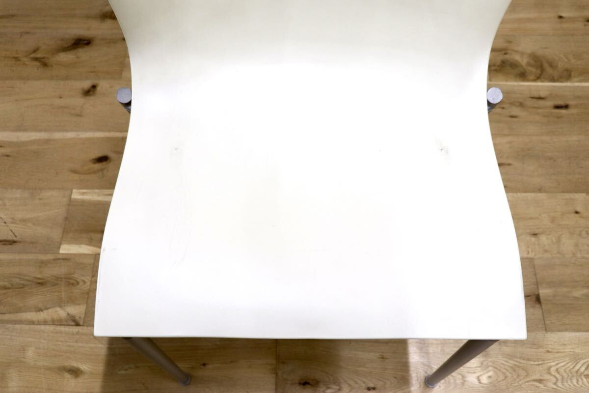 GMJK321B◯Driade / ドリアデ Cameleon Chair カメレオンチェア ダイニングチェア 椅子 スタッキング モダン ホワイト 2脚セット