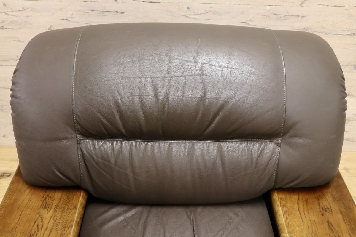 GMJH300B○maruni / マルニ 1人掛けソファ シングルソファ 1pソファ レザー モダン ヴィンテージ レトロ 国産家具