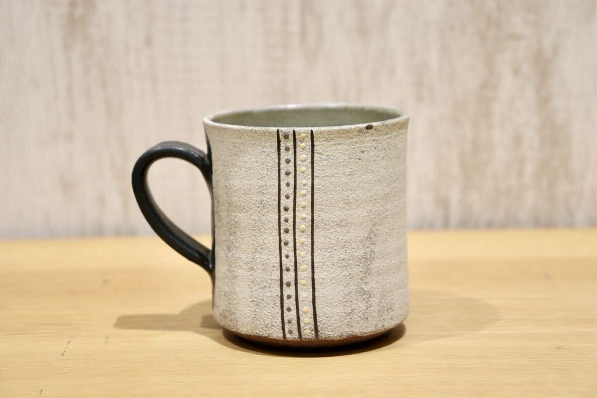 GMIO192B◯市野悟窯 丹波焼 マグカップ 陶器 カップ 伝統工芸 市野哲次 丹波篠山 未使用