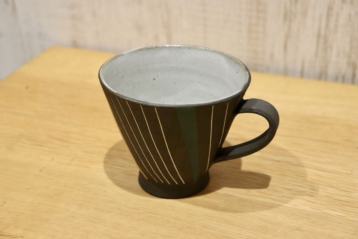 GMIO324B◯市野悟窯 丹波焼 マグカップ 陶器 カップ 伝統工芸 市野哲次 丹波篠山 未使用