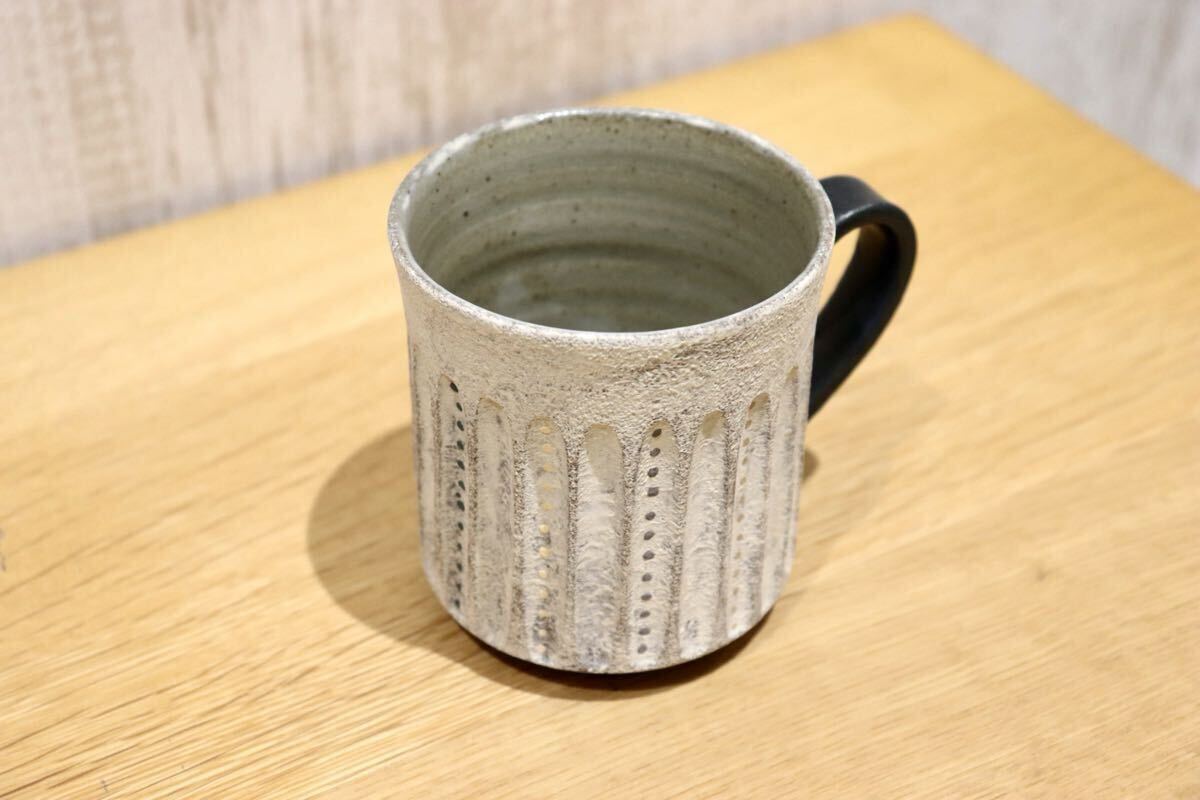 GMIO80G◯市野悟窯 丹波焼 マグカップ 陶器 カップ 伝統工芸 市野哲次 丹波篠山 未使用