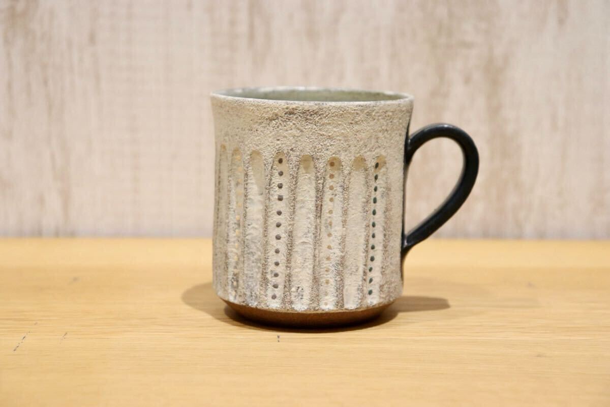 GMIO80G◯市野悟窯 丹波焼 マグカップ 陶器 カップ 伝統工芸 市野哲次 丹波篠山 未使用