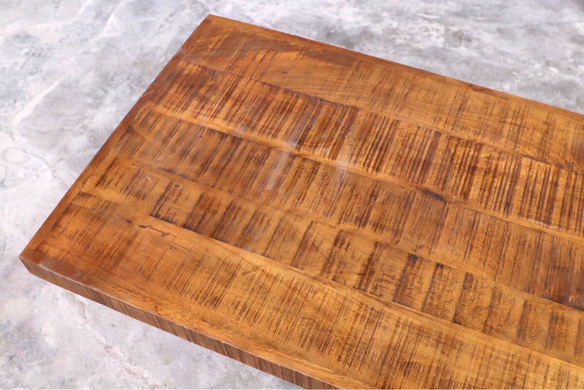 GMHK482B○インダストリアル 工業系 センターテーブル リビングテーブル アイアン 古木 コーヒーテーブル カフェ 店舗什器 アンティーク