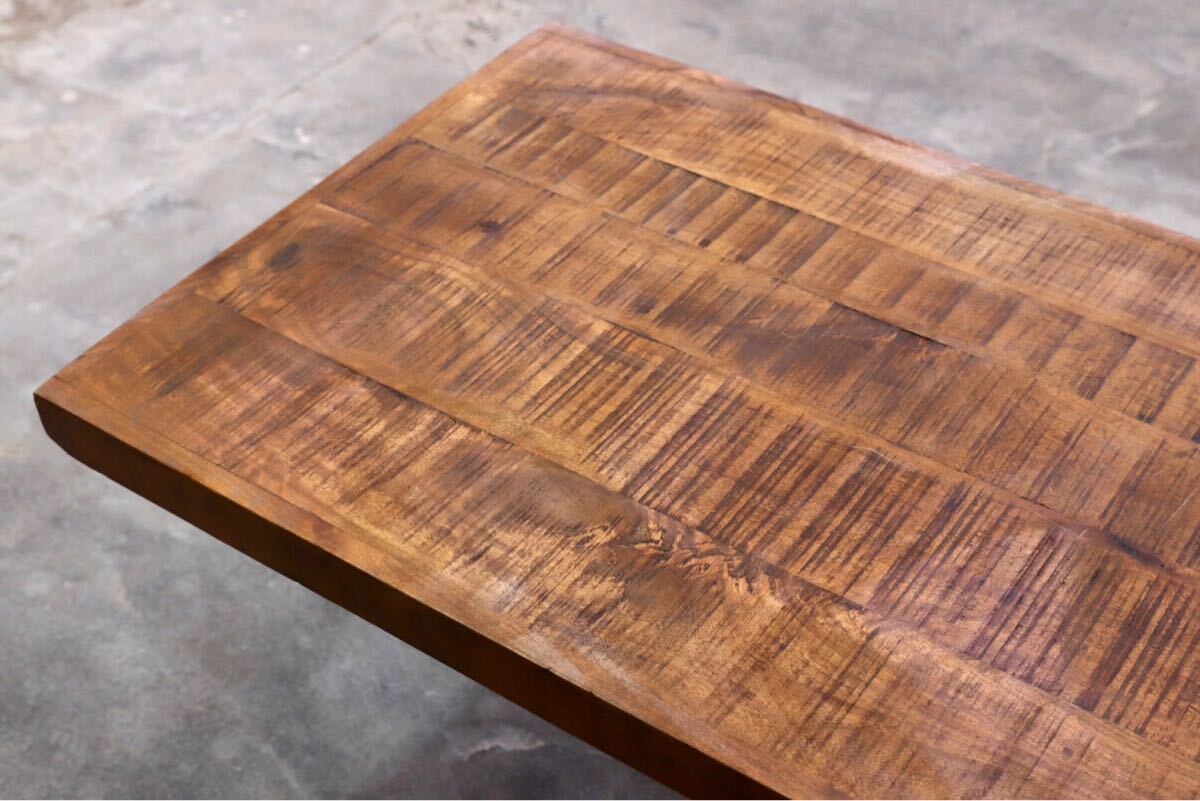 GMHK482B○インダストリアル 工業系 センターテーブル リビングテーブル アイアン 古木 コーヒーテーブル カフェ 店舗什器 アンティーク